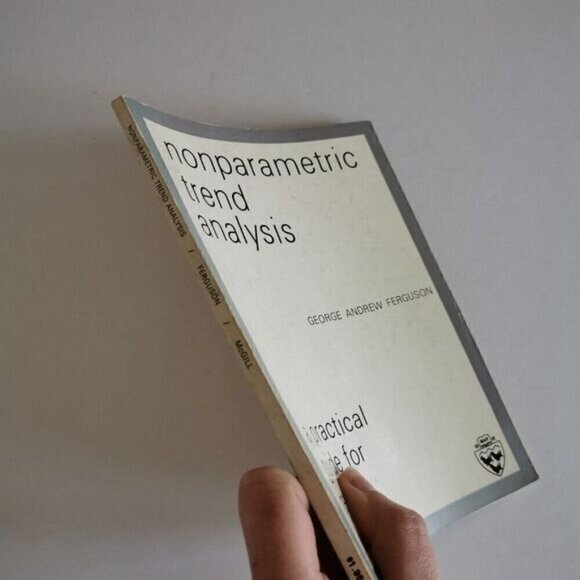 1965 Nonparametric Trend Analysis A Practical Guide for Research Workers Book - Picture 2 of 8